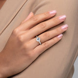 Round Cut Moissanite Channel Set Wedding Ring