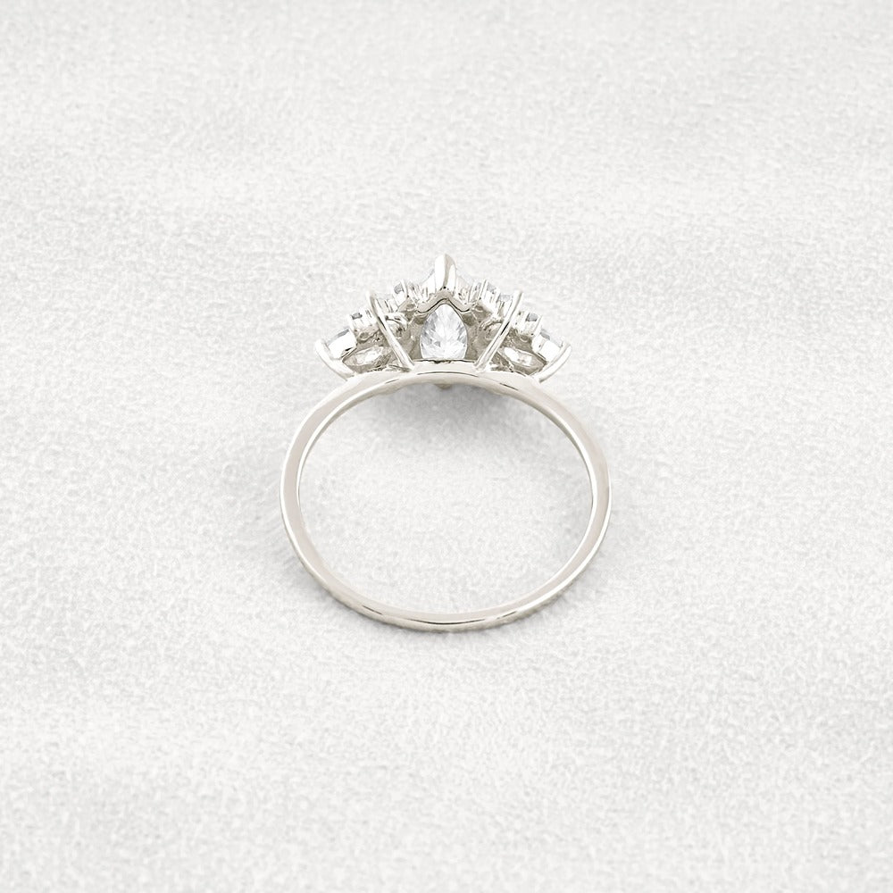 VVS1 Moissanite Marquise Cut Vintage Wedding Proposal Ring