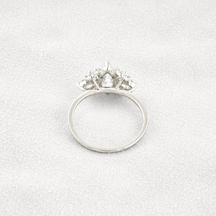 VVS1 Moissanite Marquise Cut Vintage Wedding Proposal Ring