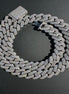 Iced Out Luxury Moissanite Cuban Link Chain