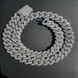 Iced Out Luxury Moissanite Cuban Link Chain