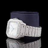 Rainbow Colored Roman Numeric VVS1 Moissanite Watch