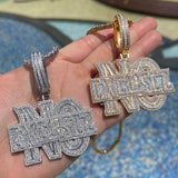 No Excuse Hip Hop Men's Moissanite Pendant For Men's