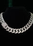 925 Sterling Silver Moissnaite Cuban Chain