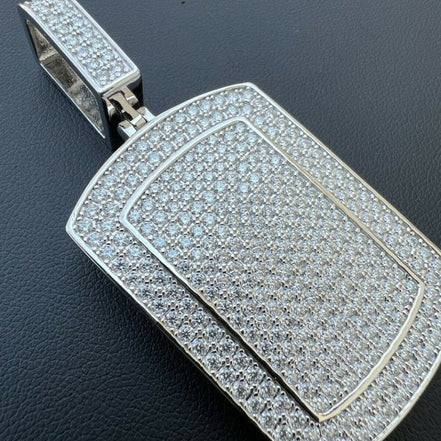 D Color Moissanite Diamond Iced Out Men's Pendant