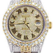 Iced Out Fully Moissanite Elegant Automatic Watch For Men's