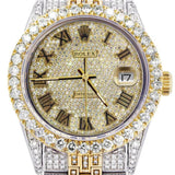 Iced Out Fully Moissanite Elegant Automatic Watch For Men's