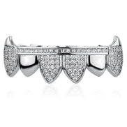 Iced Out Moissanite Bar Hip Hop Grillz Gift For Men's