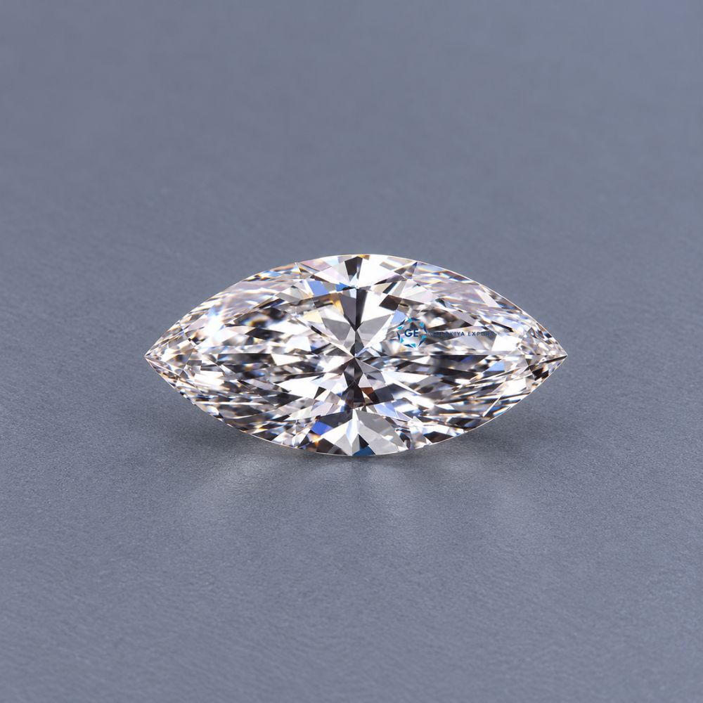 Marquise Cut Loose Lab Grown Diamond, E VVS2 Clarity Diamond Stone