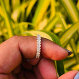 Oval Cut Lab Grown Diamond Full Eternity Band