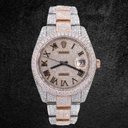 Fancy And Stylish Moissanite Wrist Watch Gift For Men's