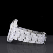 Iced Out Automatic Arabic Dial Moissanite Watches