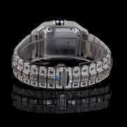 Automatic Fully Iced Out Moissanite Diamond Customize Watch