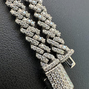 Micro Prong Miami Cuban Link Moissanite Bracelet