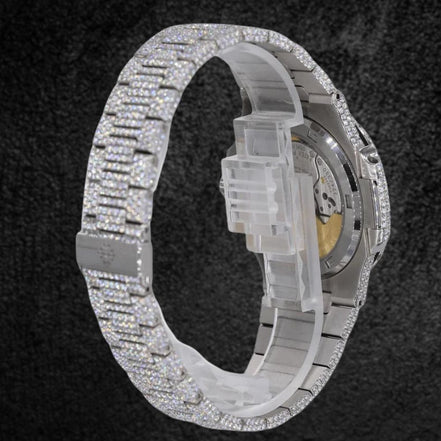 Automatic Luxury Moissanite Wrist Watch