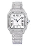 Fully Iced Out Moissanite Diamond Luxury Watch