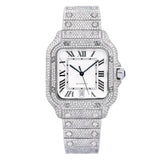 Fully Iced Out Moissanite Diamond Luxury Watch