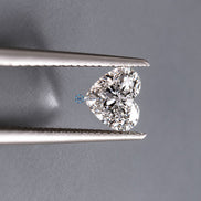 F- VS1 Clarity Heart Cut Lab Grown Diamond, Heart Shaped Diamond