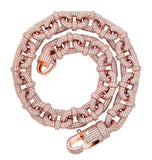 Carabiner Clip Moissanite Diamond Hip Hop Chain