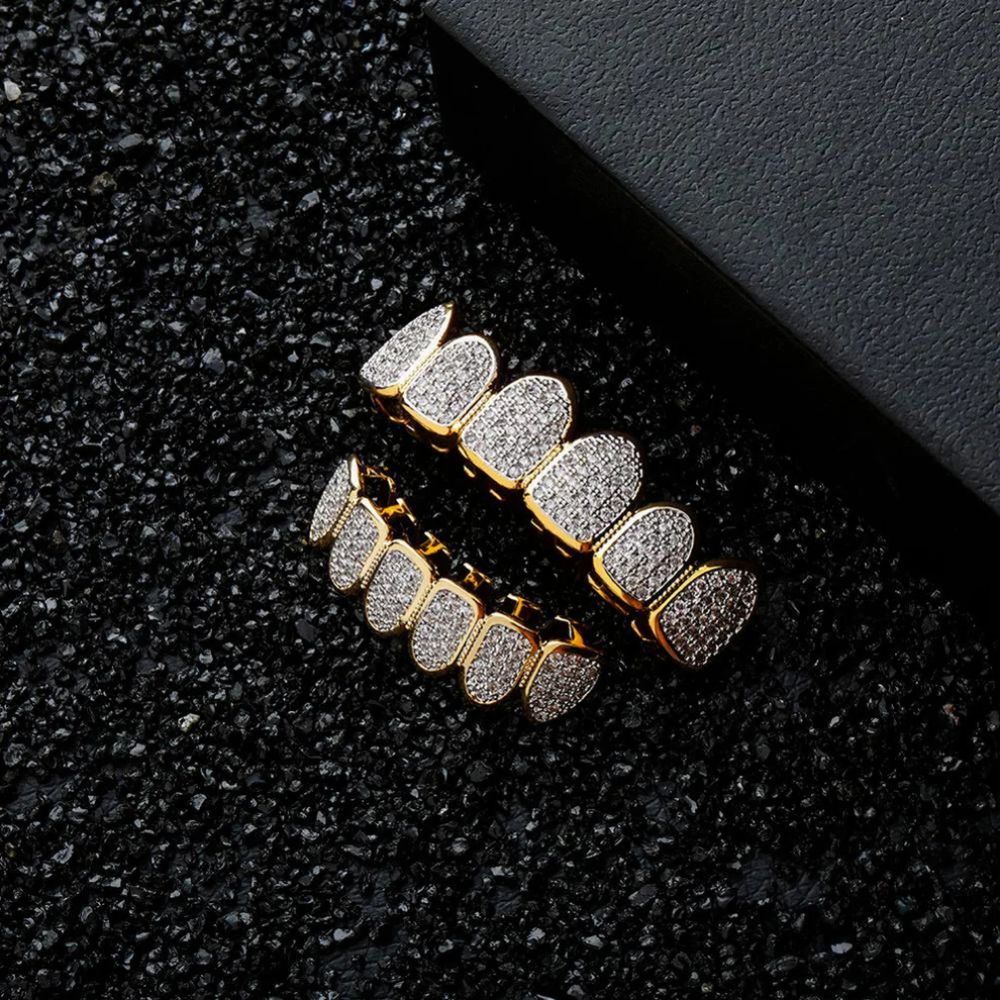 6 On 6 Moissanite Diamond Grillz