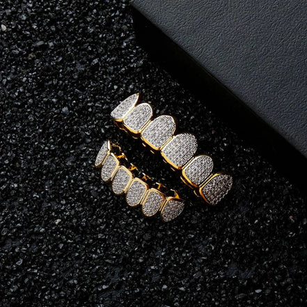 6 On 6 Moissanite Diamond Grillz