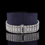 Full Iced Out Moissanite Roman Dial Watch For Men's