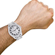 Fully Iced Out Moissnaite Date Just Elegant Luxury Watch