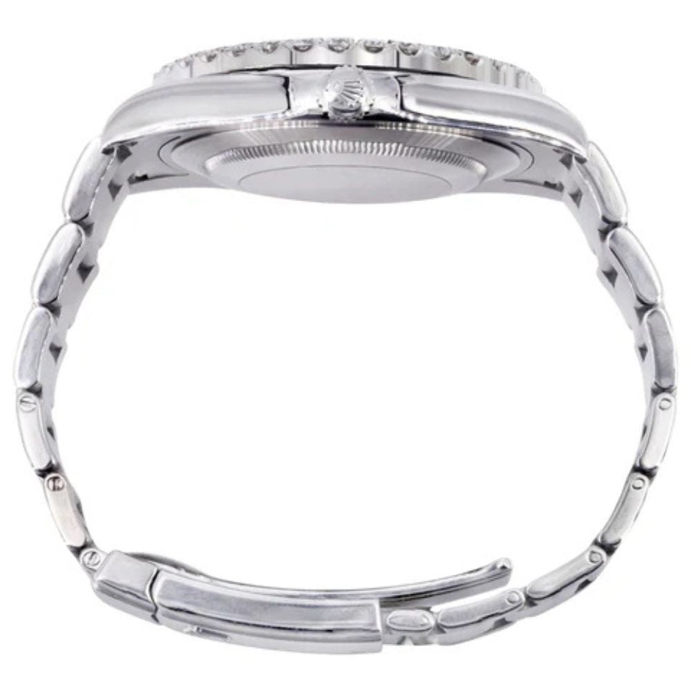 Automatic Stainless Steel Moissanite Elegant Watch