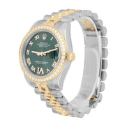 Datejust Stainless Steel Moissanite Automatic Watch
