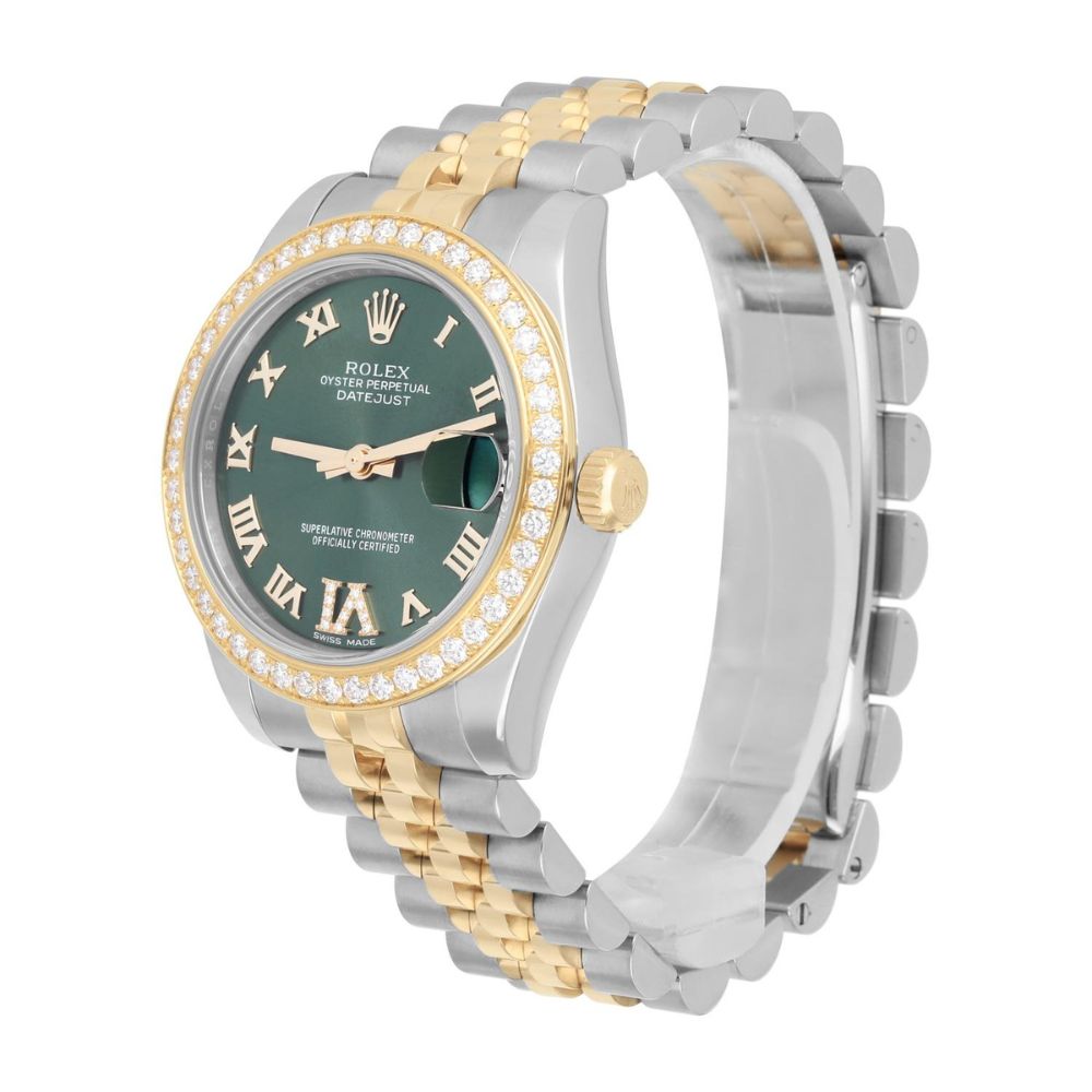 Datejust Stainless Steel Moissanite Automatic Watch