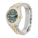 Datejust Stainless Steel Moissanite Automatic Watch