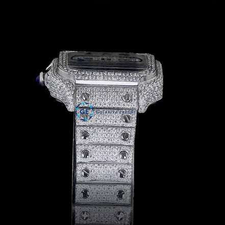 Fabulous Moissanite Diamond Iced Out Automatic Wrist Watch