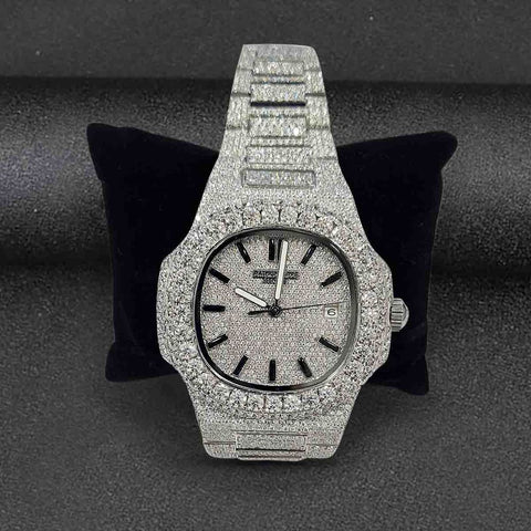 Customize Moissanite Iced Out Handcrafted Fashion Watch