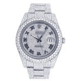 D Color Moissanite Datejust Fully Iced Out luxury Watch