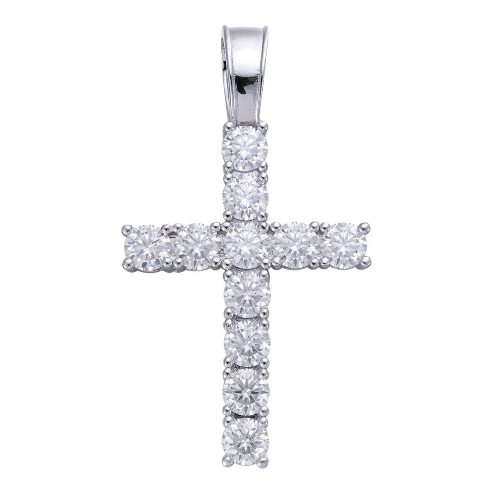 925 Sterling Silver Criss Cross Unisex Pendant