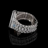 Automatic Stainless Steel Moissanite Wrist Watch