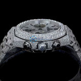 Bolo Dial Moissanite Full White Wrist Luxury Stylish Watch