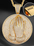 Bling Prey Hand Moissanite Diamond Luxury Pendant