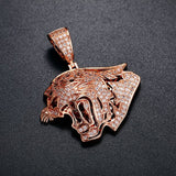 Hip Hop Customize Moissanite Ice Roaring Tiger Pendant