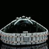 Dual Tone D Color Moissanite Men's Watch