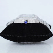 Skeleton Full White Moissanite Watch for Men's