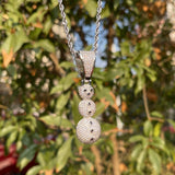 Fully Iced Out Ice Snowman Hip Hop Moissanite Pendant
