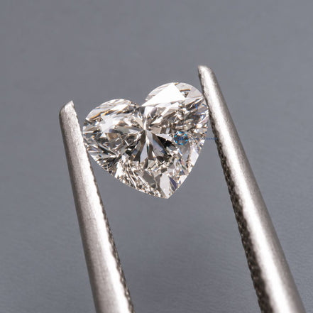 Eco Friendly Heart Shape Lab Grown Diamond, CVD Heart Shaped Loose Lab Grown Diamond