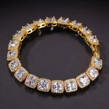 925 Sterling Silver Glacier Clustered Tennis Bracelet