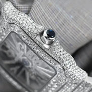 Skeleton Full Iced Out VVS1 Moissanite Luxury Watch