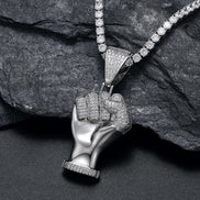 925 Silver Moissanite Diamond Hip Hop Pendant