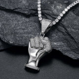 925 Silver Moissanite Diamond Hip Hop Pendant