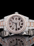 Date Just Dual Tone Moissanite Hip Hop Watch