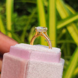 Yellow Gold Marquise Cut Wedding Ring For Women