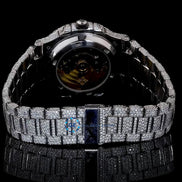 Superior Moissanite Diamond Full White Hip Hop Watch
